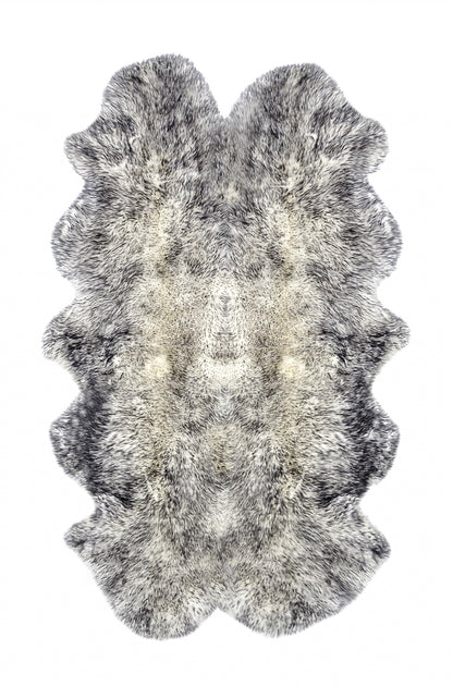 4' X 6' Pink Genuine Sheepskin Shag Area Rug