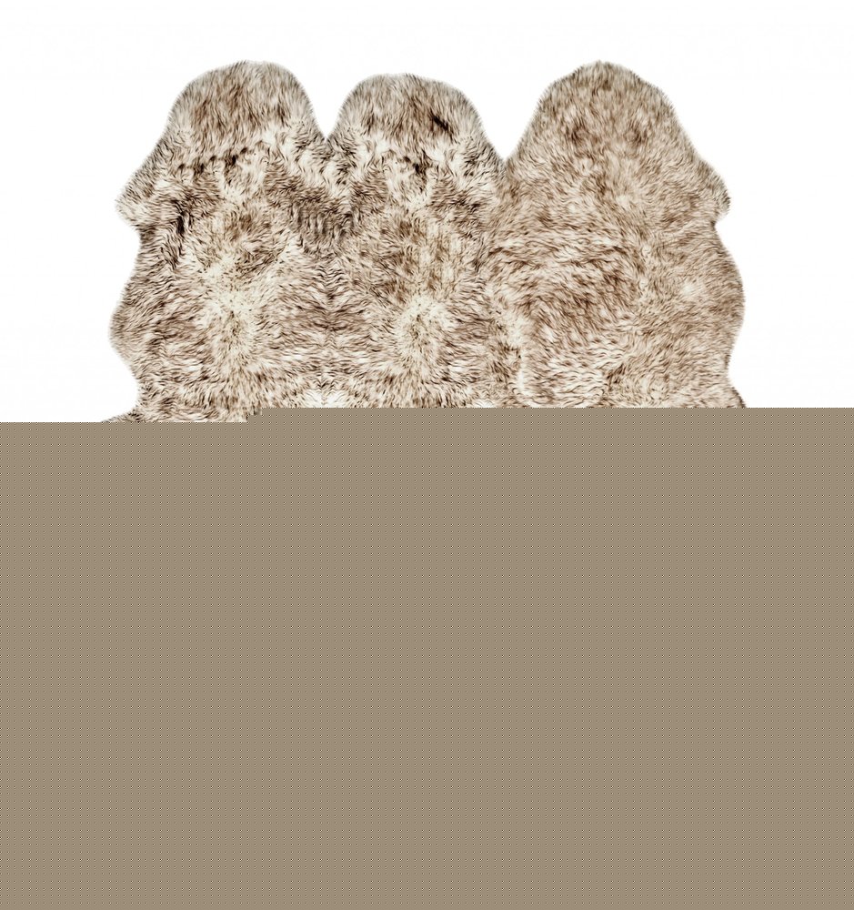 Gradient Chocolate Animal Print Area Rug