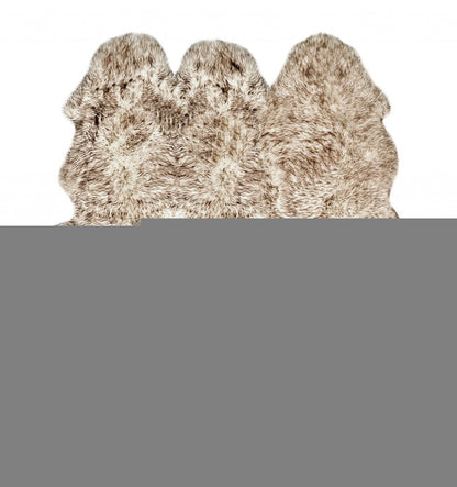 Gradient Chocolate Animal Print Area Rug