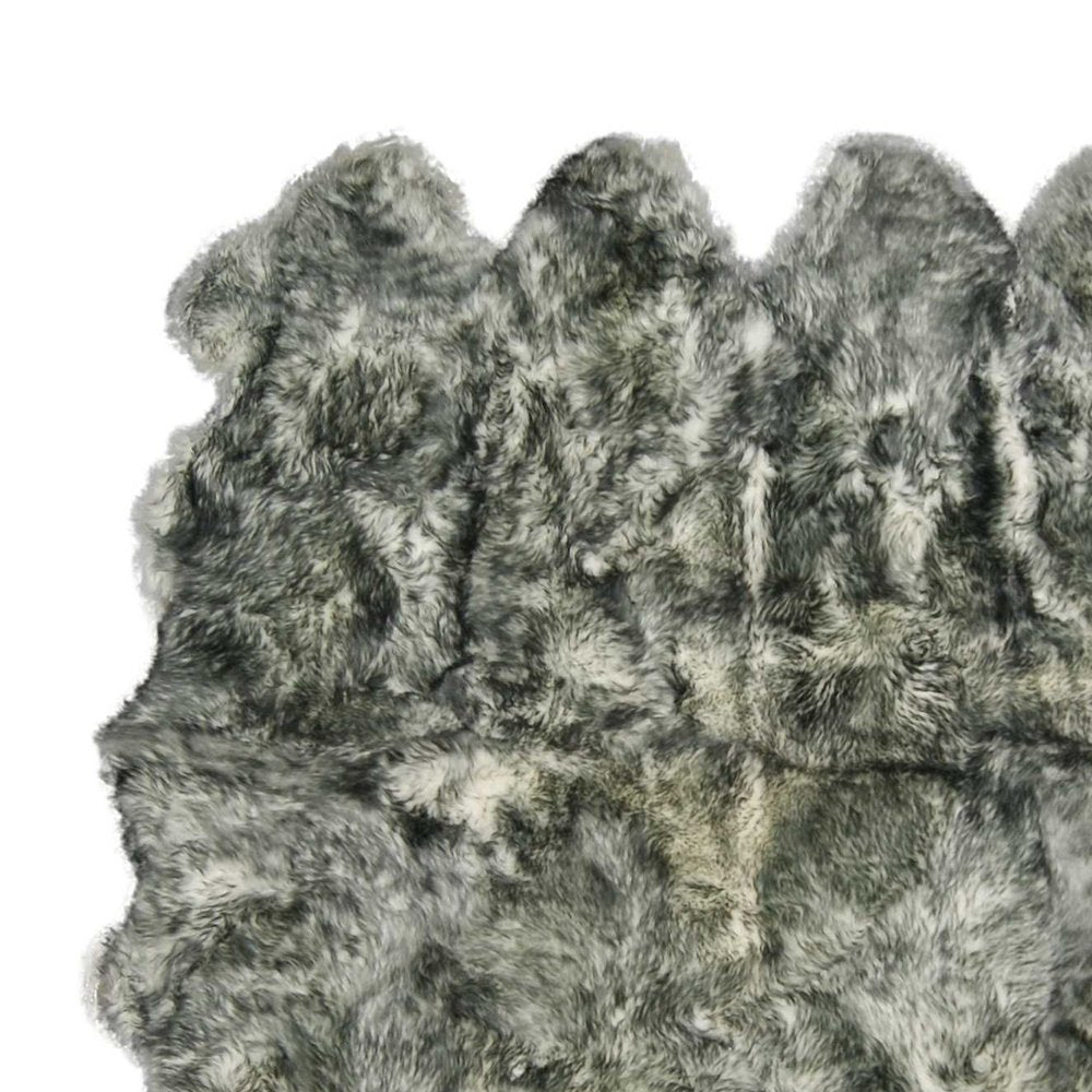 Black Animal Print Area Rug