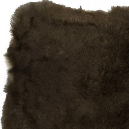 2' X 3' Green And Black Genuine Sheepskin Shag Area Rug