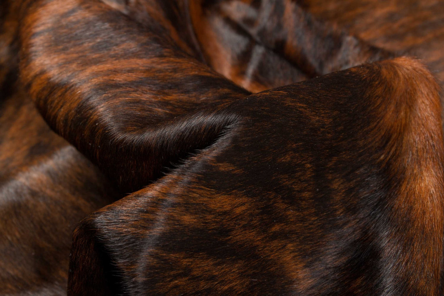 72" X 84" Dark Brindle Cowhide - Rug