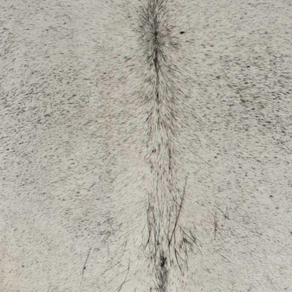 6' X 7' Gray Cowhide Hand Tufted Area Rug
