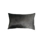 12" X 20" Off White Cowhide Throw Pillow