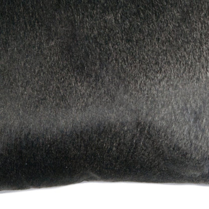 12" X 20" Off White Cowhide Throw Pillow