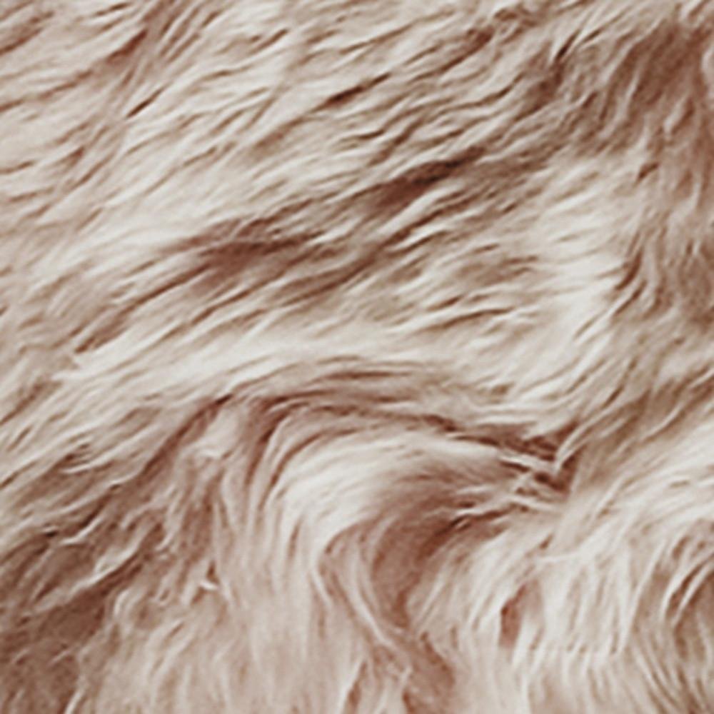 4' X 6' Gray Genuine Sheepskin Handmade Area Rug