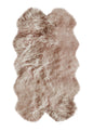 4' X 6' Pink Genuine Sheepskin Shag Area Rug