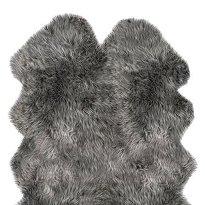 4' X 6' Pink Genuine Sheepskin Shag Area Rug