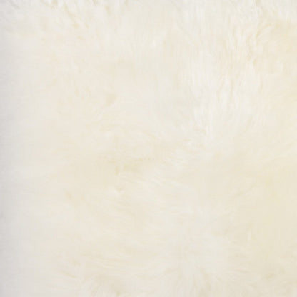 17" X 17" Brown And White Ombre Chair Pad
