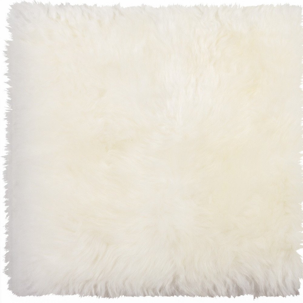 17" X 17" Brown And White Ombre Chair Pad