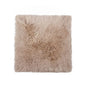 17" X 17" Taupe New Zealand Sheepskin Dining Chair Pad