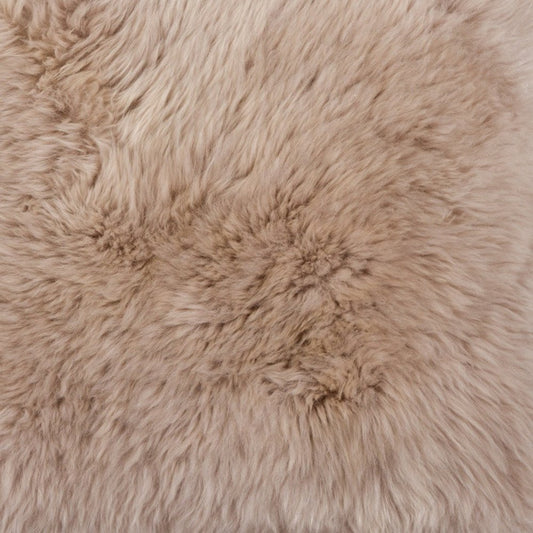 17" X 17" Gray Genuine Sheepskin Chair Pad