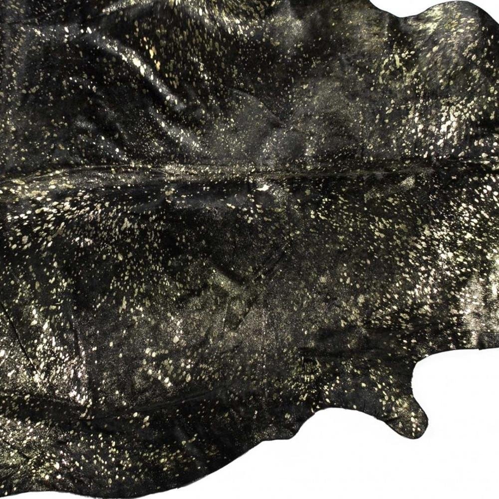 5' X 7' Red Cowhide Area Rug
