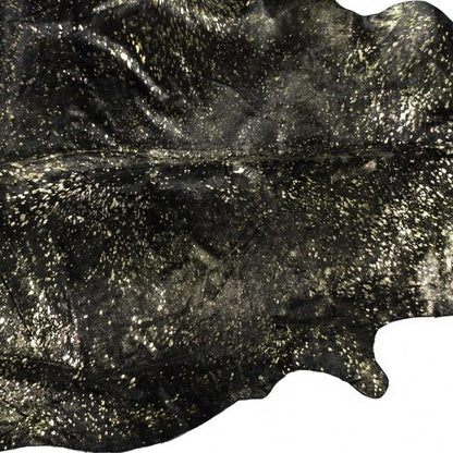 5' X 7' Red Cowhide Area Rug