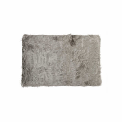 3' X 5' Off White Faux Fur Shag Area Rug
