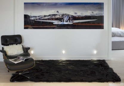 5' X 8' Gray Shag Area Rug