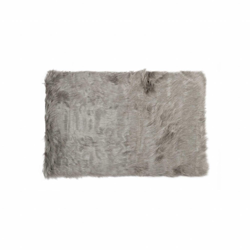 5' X 8' Black Shag Area Rug