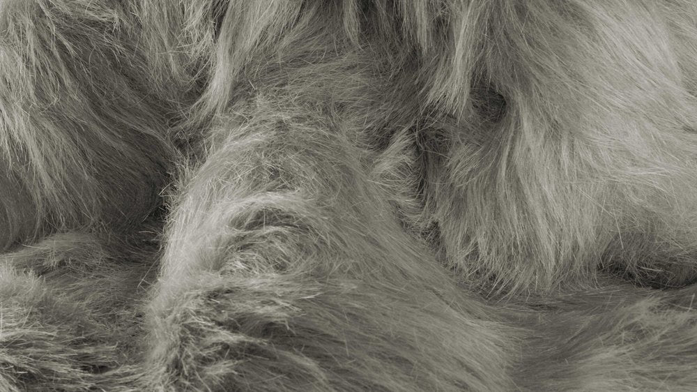 5' X 8' Black Shag Area Rug