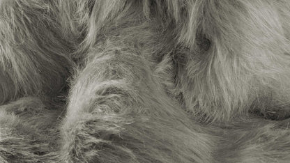 5' X 8' Black Shag Area Rug