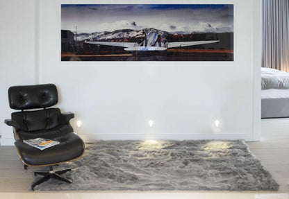 5' X 8' Gray Shag Area Rug