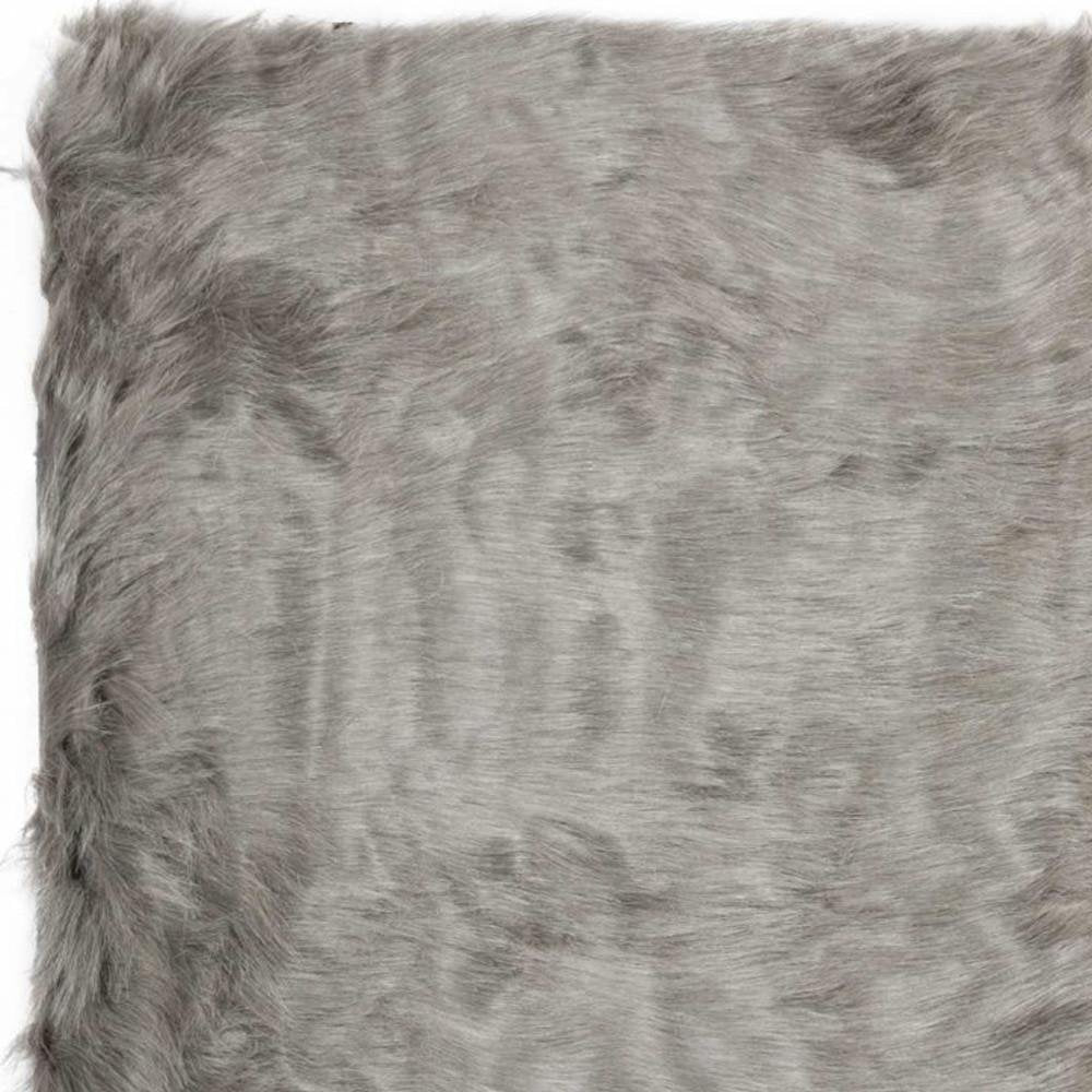 5' X 8' Black Shag Area Rug