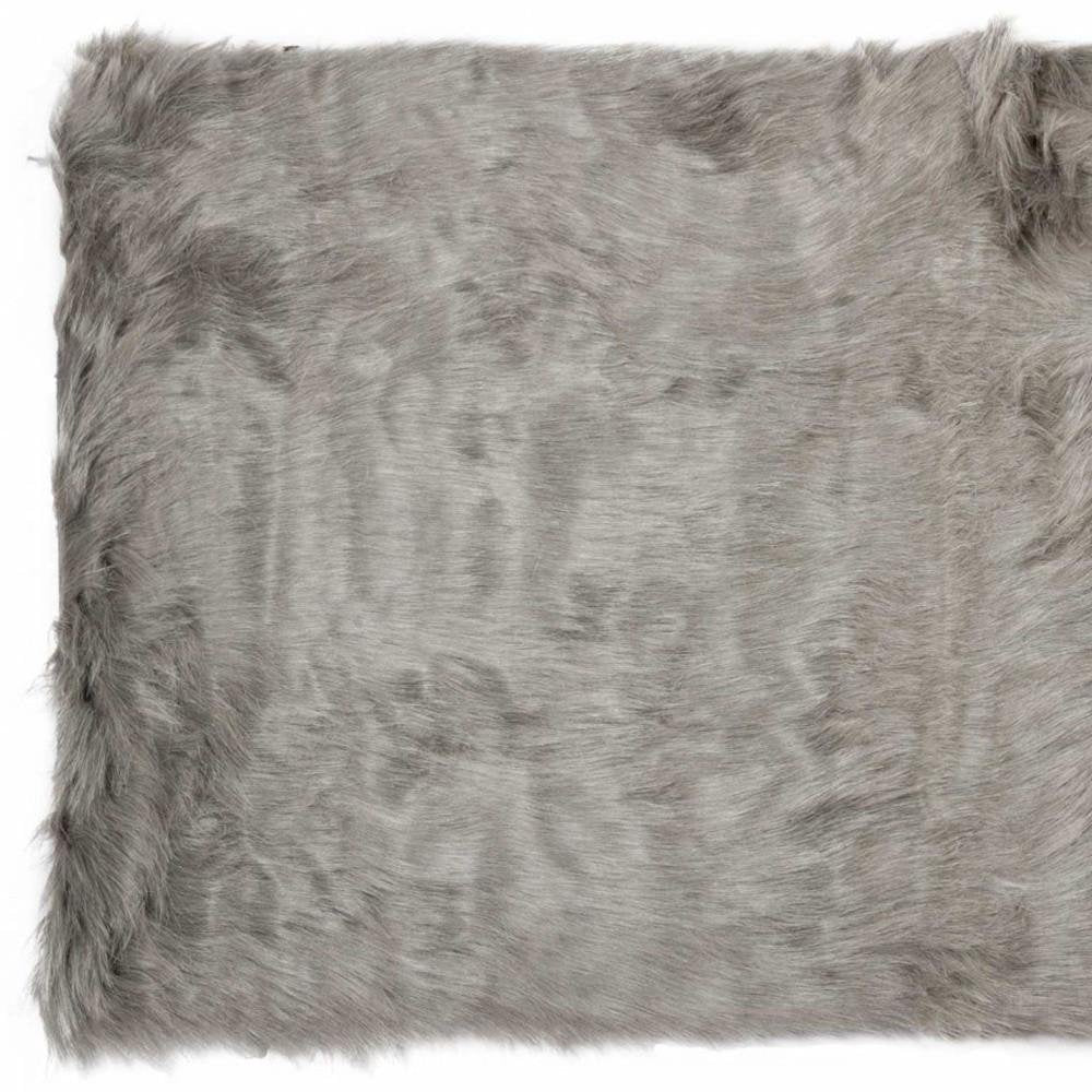 5' X 8' Black Shag Area Rug