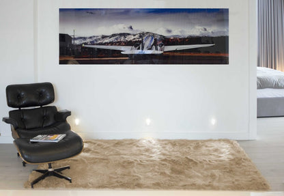 5' X 8' Gray Shag Area Rug