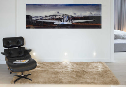 5' X 8' Black Shag Area Rug