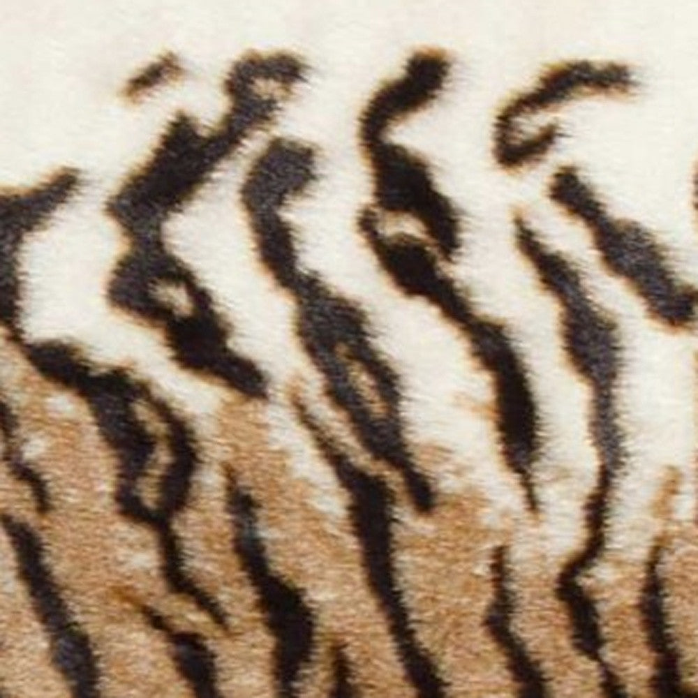 63" X 90" Tiger Faux Hide - Area Rug