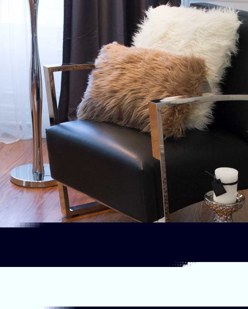 Set of Two 12" X 20" Tan Faux Fur Throw Pillows
