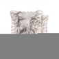 Set of Two 18" Brown And Off White Throw Pillows