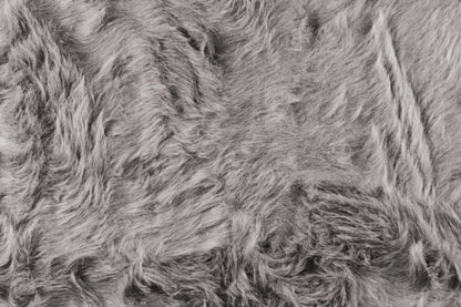 6' Gray Shag Area Rug