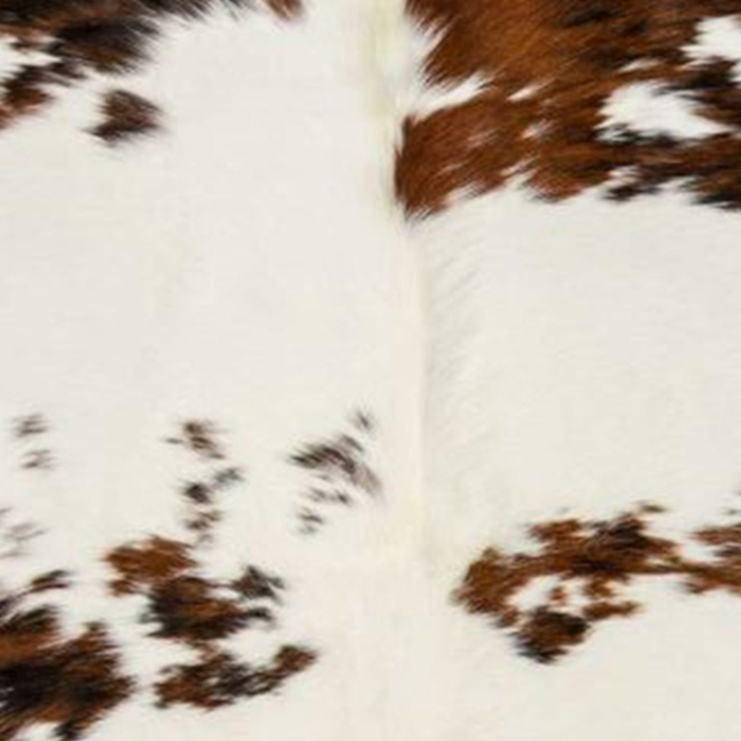 72' X 84' Brown and White Cowhide Area Rug