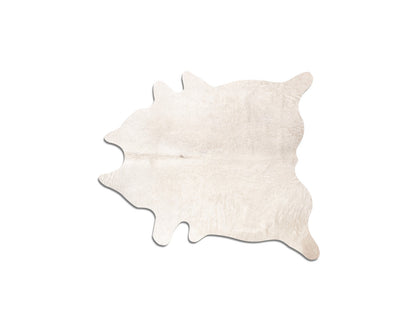 60" X 84" Off White Cowhide  Rug