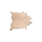 5' X 7' Brown Cowhide Cowhide Print Area Rug