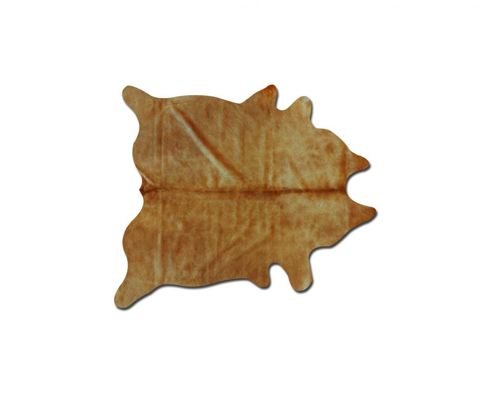 5' X 7' Brown Cowhide Cowhide Print Area Rug