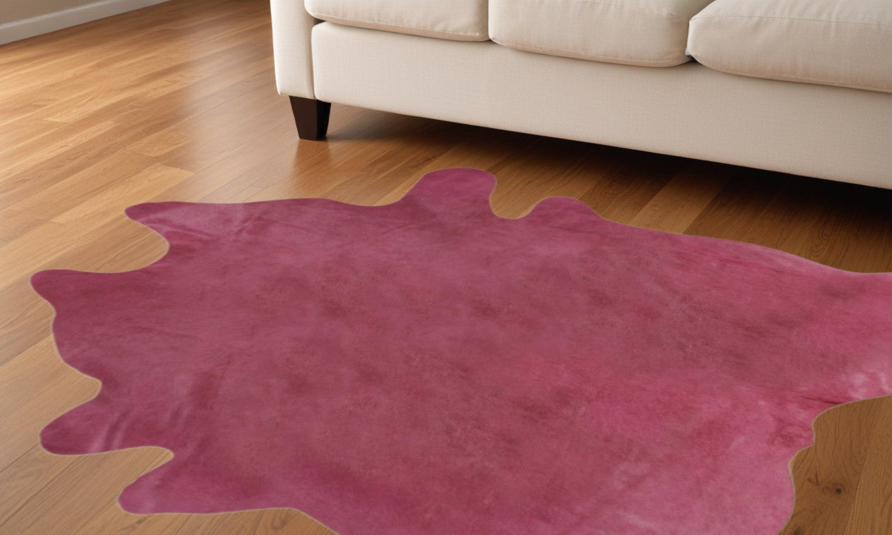 60" x 84" Chocolate Cowhide Area Rug