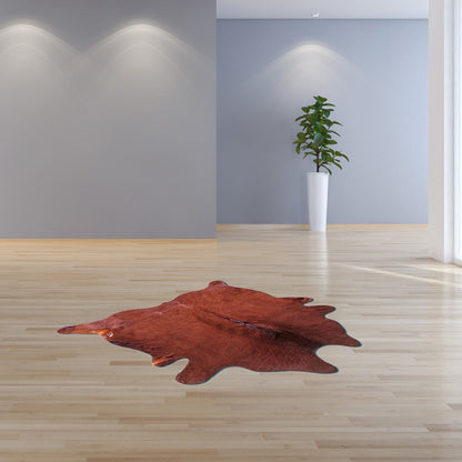 60" x 84" Chocolate Cowhide Area Rug