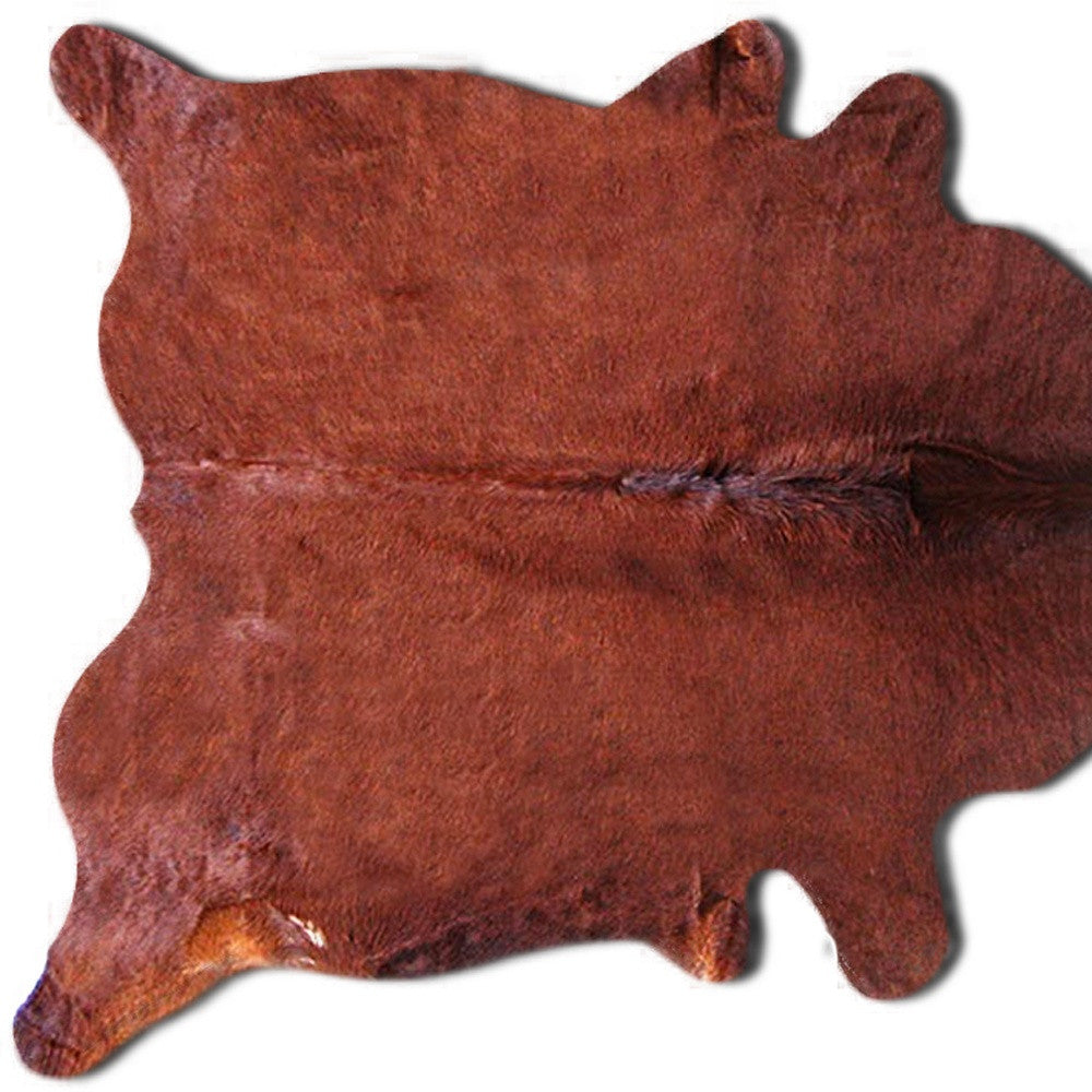 60" x 84" Chocolate Cowhide Area Rug