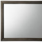 35" Gray Oak Framed Accent Mirror