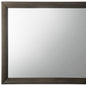35" Gray Oak Framed Accent Mirror
