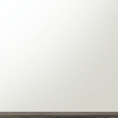 35" Gray Wood Framed Accent Mirror