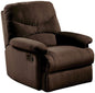 35" Chocolate Microfiber Recliner