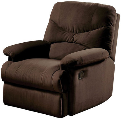 35" Chocolate Microfiber Recliner