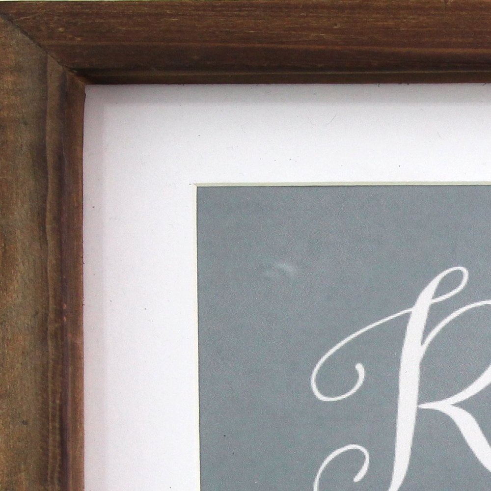 14" X 11" Relax Breathe Soak Unwind Brown Framed Bathroom Wall Art