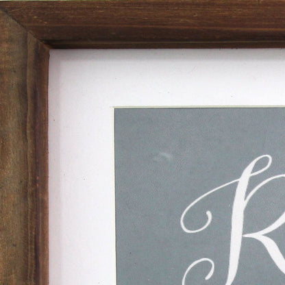 14" X 11" Relax Breathe Soak Unwind Brown Framed Bathroom Wall Art