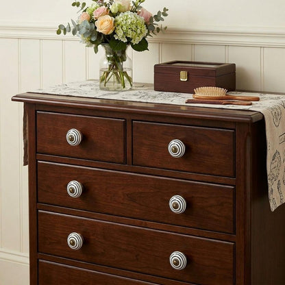 1.5" X 1.5" X 1.5" Hues Of Bronze White And Black  Knobs 8 Pack
