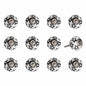 1.5" X 1.5" X 1.5" Pink Silver Asnd Red Knobs 12 Pack