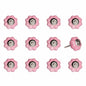 1.5" X 1.5" X 1.5" Pink Silver Asnd Red Knobs 12 Pack