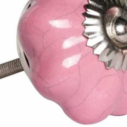 Set of Twelve White Teal And Gold Geometric Ceramic Drawer Pull Knobs